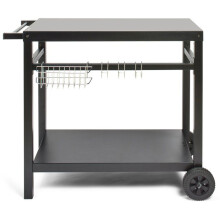 Servierplatte für Plancha - LIVOO - GS130 - Platte 85 x 50 cm - Geeignet für Plancha mit 2, 3 oder 4 Brennern - Metallfinish