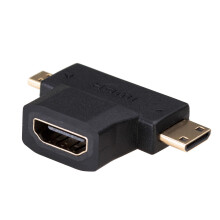 Adaptateur Akyga AK-AD-23 HDMI/F - miniHDMI/M - microHDMI/M
