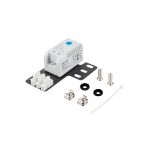 LANBERG Termostato di chiusura per armadi con maniglia e un cubo elettrico Grigio - AK-1505-S