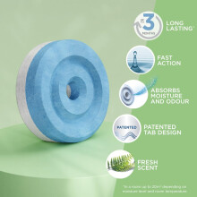 UniBond AERO 360 Moisture Absorber Waterfall Freshness Refill Tab Aromathe