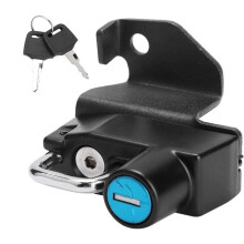 Gancio di Sicurezza per Montaggio del Lucchetto del Casco da Moto per Vulcan S 2015-2019, con 2 Chiavi e Hardware di Montaggio