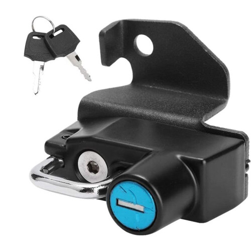 Motorcycle Helmet Lock Mount Security Hook for  Vulcan S 2015-2019, with 2 Keys and Mounting Hardware