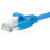 Patchkabel RJ45, Netrack støbt dæksel, kat. 6 UTP, 3m blå 1