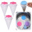 (Pink, -) 3 filets poils lavage, mix 1