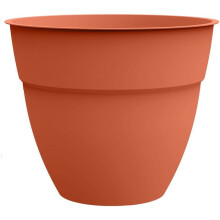 Runder Blumentopf - EDA - Osaka - Ø 40 cm - 28,3 L - Innen/Außen - Ø 41 x H.34,3 cm - Orange Terrakotta