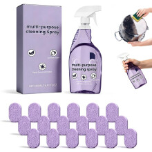 (1 Bottle+18 Pcs, -) Nettoyant tout usage, 1 bouteille+6 comprimés