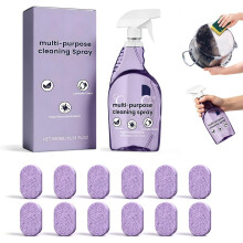 (1 Bottle+12 Pcs, -) Nettoyant tout usage, 1 bouteille+6 comprimés