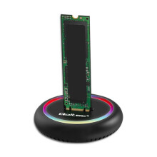 Qoltec SSD dokkolóállomás M.2 | NVMe | SATA | USB-C | 2 TB