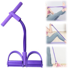 (Purple, -) Multifunkční elastický fitness pás 2026, pro cvičení celého těla