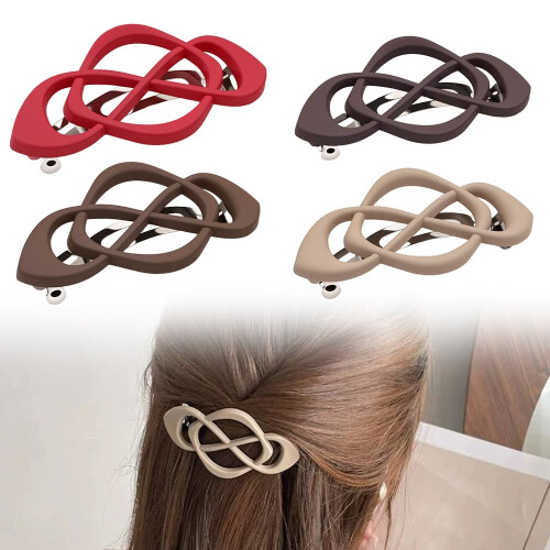 (M, -) 4 pinces cheveux, H
