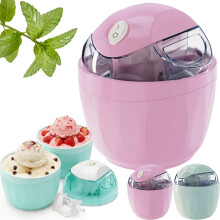 (1pc-pink, -) 2025 Mini Eiscrememaschine, Grün, 1 Stück, 15 Minuten, One-Touch, Gelato, Sorbet, Frozen Yogurt, 17oz, Dessert, Kompakt, Familie