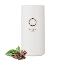 Koffiemolen - ADLER - AD 4446 WG - Capaciteit 75g - Veiligheidsvergrendeling - Opvouwbare kabel