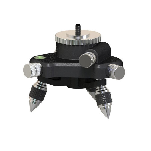 Support de Trépied à Interface 1/4'' avec Réglage Fin pour Outil de Mesure Laser