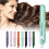 (Light Green, -) Barra de extensão flexível de 1/2" para soquete, haste de aço mola de 13,8 polegadas 1