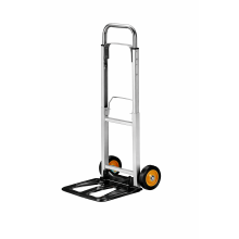 (Default) Sack Truck Folding Hand Trolley - Industrial Aluminium 90kg Folding Sack Barrow for Convenient Lifting&Moving at Home