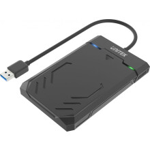 UNITEK Y-3036 storage drive enclosure 2.5 HDD/SSD enclosure Black