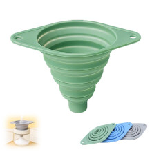 (Green, -) Sada skládacích silikonových trychtýřů 2025, Kitchen Mix