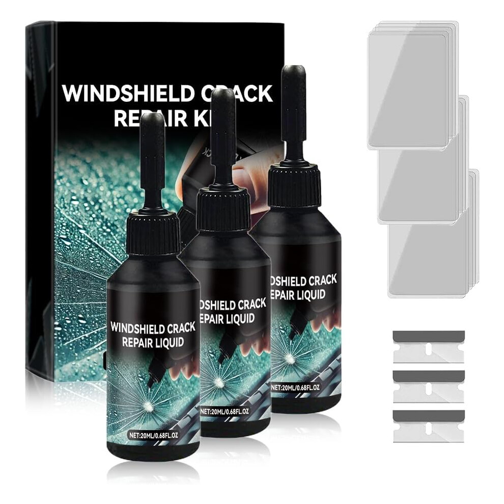 (3Pcs, -) 2026 Cracks Gone Glass Repair Kit, Windshield 2Pcs 5437706701873
