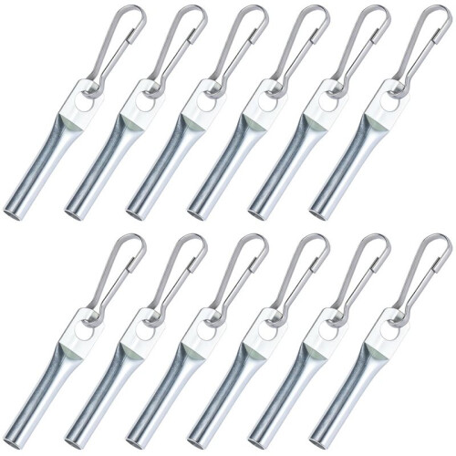 12-Pack Galvaniserade Repändar med Simplexkrokar för 8 mm Släpvagnsdukrep 1