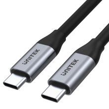 Cable USB Unitek C14091ABK USB-C - USB-C M/M 5 Gbps, 4K@60Hz, 20 V/2 A, 2 m