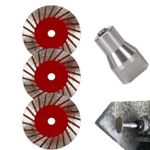 (3pcs, -) 3 ks diamantových pilových kotoučů 1,57", řezání kamene pro brusku