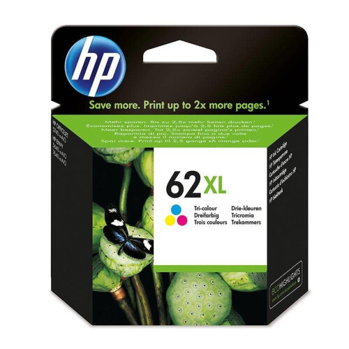 HP HP 62XL farveblæk