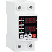 Disjoncteur Intelligent 1-63 A avec Protection Contre les Surtensions et les Sous-Tensions, 1 Unité