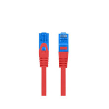LANBERG PATCHCORD S/FTP CAT.6A 0.5M RED LSZH