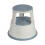 (One Size) 2 Tier Light Grey Step Stool 1