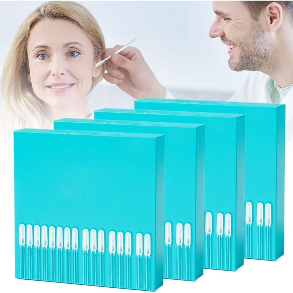 Oimg (Large, 96 Pcs) 24 Pcs Reusable Sticky Ear Cleaners, Adhesive Wax Removal Small