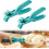 (2 Pcs-Green, -) 2 pinces anti-scald, rouges 1