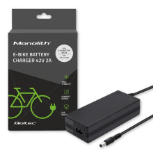 Qoltec Töltő elektromos kerékpárhoz, rollerhez 36V | 42V | 2A | 5.5*2.1 | + tápkábel