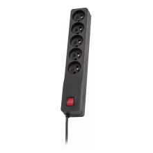 LESTAR 1966006332 power extension 1.5 m 230 AC outlet(s) Indoor Black