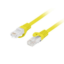 Lanberg UTP Patchkabel Cat.6 0,5m LSZH CU Fluke-godkendt Gul