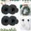 (Black-A, -) 2 crochets ventouse, B, noirs 1