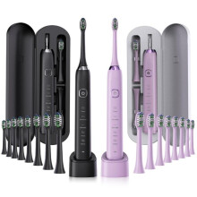 (Matches the image) Sonic Electric Toothbrush 8 Brush Heads Smart Ultrasonic Dental Teeth Whitening Rechargeable Adult Tooth Brush