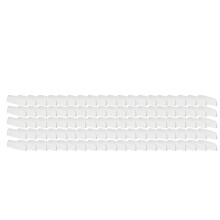 Drænkappe til PVC-vinduer, hvid dæksel, 45 mm, sæt med 100 stk.