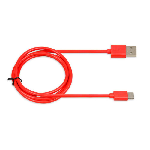 iBOX IKUMTCR TYP-C USB-kabel, 1m, 3A Röd