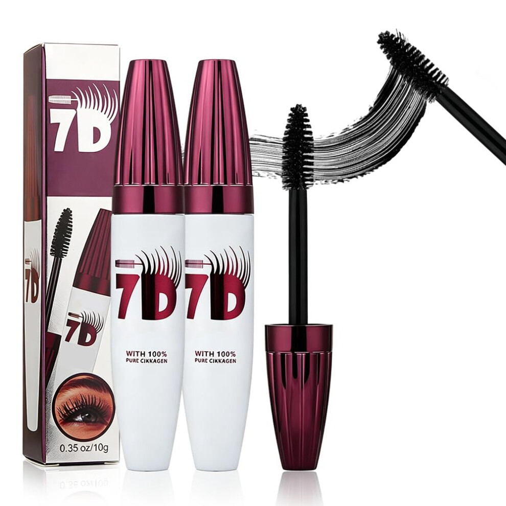 Oimg (2Pcs, -) 2026 7D Waterproof Volume Mascara, 2Pcs Curling Lengthening