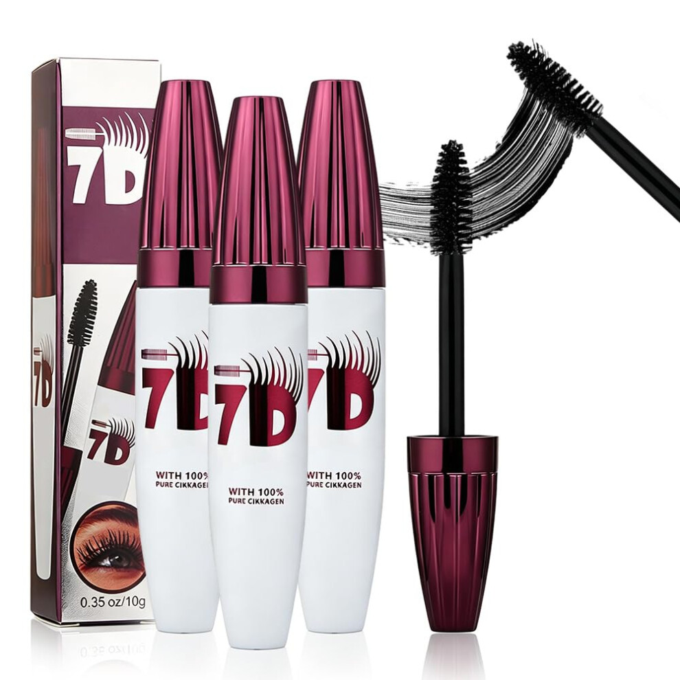 Oimg (3Pcs, -) 2026 7D Waterproof Volume Mascara, 2Pcs Curling Lengthening