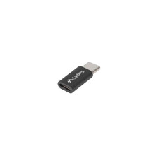 Adaptador Lanberg USB tipo C (macho) - micro USB-B (hembra), negro
