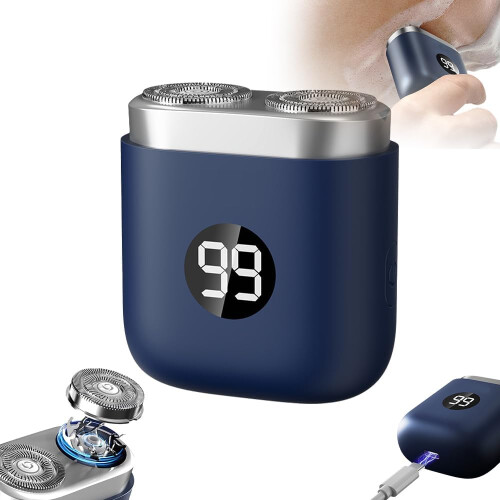 (Blue, -) 2025 Mini Scheerapparaat - Blauw, USB-C