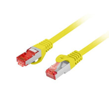 Câble de brassage Lanberg S/FTP cat.6 3m LSZH CU Fluke jaune