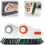 (Grey+orange, -) Brosse rails fenêtre, orange, 1 pièce 1