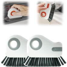 (Grey-2pcs, -) Brosse rails fenêtre, orange, 1 pièce