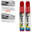 (Red, -) 2 stylos réparation rayures, blanc 1