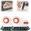 (Orange-2pcs, -) Brosse rails fenêtre, orange, 1 pièce 1