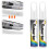 (White, -) 2 stylos réparation rayures, blanc 1
