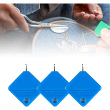 (3Pcs-Blue, -) Automaattinen ompeluneulan langoittaja, pikalukkolaite, vaaleansininen
