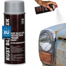 KOTARBAU Rozsdamentesítő spray fém kerítésekhez és kapukhoz, védő világos szürke RAL 7035, 400 ml